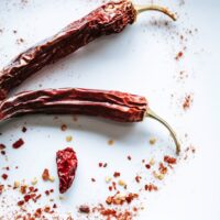 Dehydrating peppers in oven