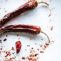 Dehydrating peppers in oven