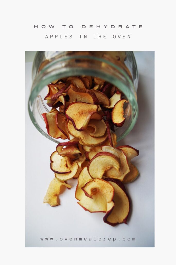 How to dehydrate apples in oven